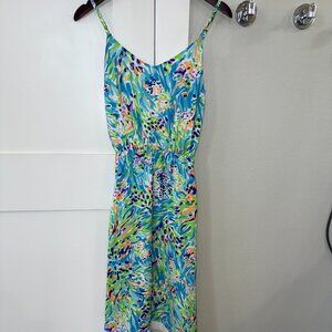 Lilly Pulitzer Deanna Maxi Dress in Sea Soiree Print- Size Small